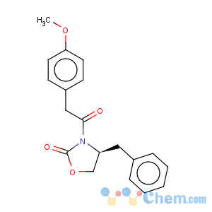 CAS No:143589-97-3 2-Oxazolidinone,3-[2-(4-methoxyphenyl)acetyl]-4-(phenylmethyl)-, (4S)-