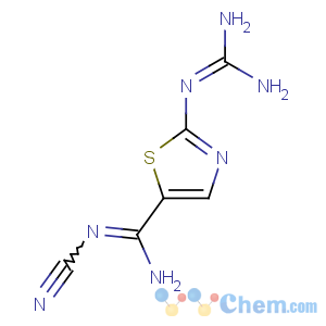 CAS No:143659-37-4 5-Thiazolecarboximidamide,2-[(aminoiminomethyl)amino]-N-cyano-