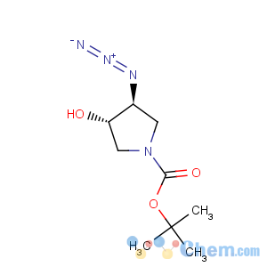 CAS No:143700-05-4 trans-3-Azido-1-Boc-4-hydroxypyrrolidine
