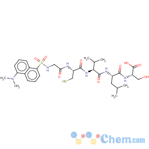 CAS No:143744-88-1 L-Serine,N-[[5-(dimethylamino)-1-naphthalenyl]sulfonyl]glycyl-L-cysteinyl-L-valyl-L-leucyl-