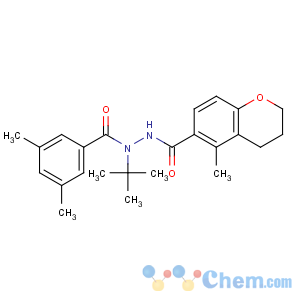 CAS No:143807-66-3 N'-tert-butyl-N'-(3,5-dimethylbenzoyl)-5-methyl-3,<br />4-dihydro-2H-chromene-6-carbohydrazide