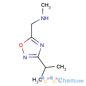 CAS No:143886-11-7 N-methyl-1-(3-propan-2-yl-1,2,4-oxadiazol-5-yl)methanamine
