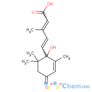 CAS No:14398-53-9 (2Z,4E)-5-[(1R)-1-hydroxy-2,6,<br />6-trimethyl-4-oxocyclohex-2-en-1-yl]-3-methylpenta-2,4-dienoic acid