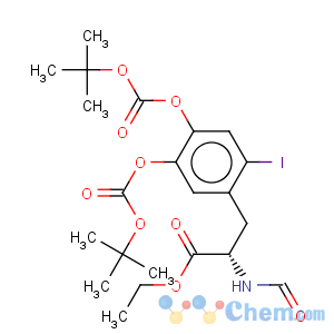 CAS No:143993-89-9 L-Tyrosine,5-[[(1,1-dimethylethoxy)carbonyl]oxy]-N-formyl-2-iodo-, ethyl ester,1,1-dimethylethyl carbonate (ester) (9CI)