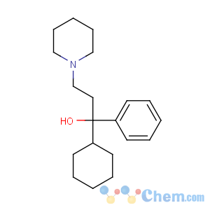 CAS No:144-11-6 1-cyclohexyl-1-phenyl-3-piperidin-1-ylpropan-1-ol