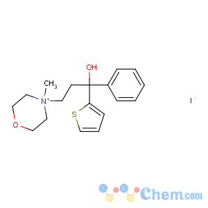 CAS No:144-12-7 3-(4-methylmorpholin-4-ium-4-yl)-1-phenyl-1-thiophen-2-ylpropan-1-ol