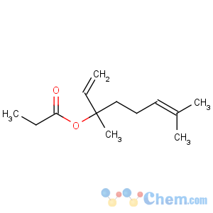 CAS No:144-39-8 3,7-dimethylocta-1,6-dien-3-yl propanoate