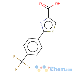 CAS No:144061-16-5 4-Thiazolecarboxylicacid, 2-[4-(trifluoromethyl)phenyl]-