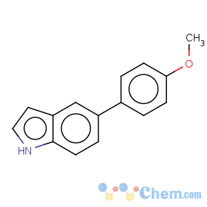 CAS No:144104-46-1 1H-Indole,5-(4-methoxyphenyl)-