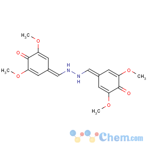 CAS No:14414-32-5 4-[[2-[(3,5-dimethoxy-4-oxocyclohexa-2,<br />5-dien-1-ylidene)methyl]hydrazinyl]methylidene]-2,<br />6-dimethoxycyclohexa-2,5-dien-1-one