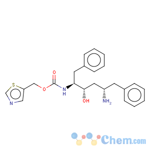 CAS No:144164-11-4 (2S,3S,5S)-5-Amino-2-(N-((5-thiazolyl)-methoxycarbonyl)amino)-1,6-diphenyl-3-hydroxyhexane