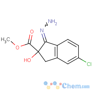CAS No:144172-26-9 methyl (3E)-6-chloro-3-hydrazinylidene-2-hydroxy-1H-indene-2-carboxylate
