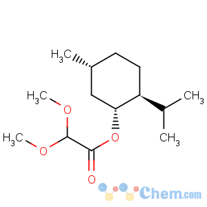 CAS No:144688-47-1 Acetic acid,dimethoxy-, (1R,2S,5R)-5-methyl-2-(1-methylethyl)cyclohexyl ester (9CI)
