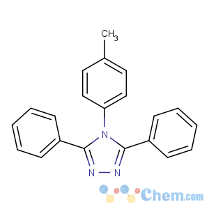 CAS No:14471-85-3 4H-1,2,4-Triazole,4-(4-methylphenyl)-3,5-diphenyl-