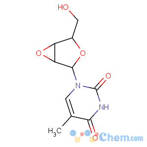CAS No:14486-22-7 2,4(1H,3H)-Pyrimidinedione,1-(2,3-anhydro-b-D-lyxofuranosyl)-5-methyl-