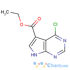 CAS No:144927-57-1 ethyl 4-chloro-7H-pyrrolo[2,3-d]pyrimidine-5-carboxylate