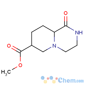 CAS No:145033-25-6 methyl<br />(7R,9aS)-1-oxo-2,3,4,6,7,8,9,9a-octahydropyrido[1,<br />2-a]pyrazine-7-carboxylate