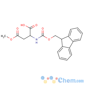 CAS No:145038-53-5 (2S)-2-(9H-fluoren-9-ylmethoxycarbonylamino)-4-methoxy-4-oxobutanoic<br />acid