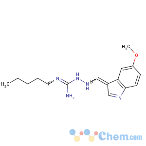CAS No:145158-71-0 1-[[(Z)-(5-methoxyindol-3-ylidene)methyl]amino]-2-pentylguanidine