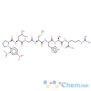 CAS No:145224-98-2 D-Argininamide,1-(2,4-dinitrophenyl)-L-prolyl-L-leucylglycyl-S-methyl-L-cysteinyl-L-histidyl-L-alanyl-(9CI)