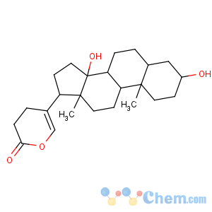 CAS No:14531-56-7 5-[(3S,5R,8R,9S,10S,13R,14S,17R)-3,14-dihydroxy-10,13-dimethyl-1,2,3,4,<br />5,6,7,8,9,11,12,15,16,<br />17-tetradecahydrocyclopenta[a]phenanthren-17-yl]-3,4-dihydropyran-2-one