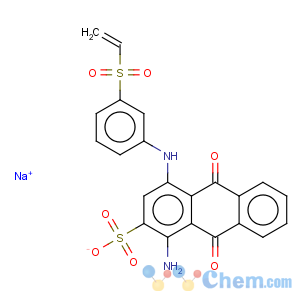 CAS No:14541-90-3 2-Anthracenesulfonicacid, 1-amino-4-[[3-(ethenylsulfonyl)phenyl]amino]-9,10-dihydro-9,10-dioxo-,sodium salt (1:1)
