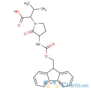 CAS No:145484-45-3 (2S)-2-[(3R)-3-(9H-fluoren-9-ylmethoxycarbonylamino)-2-oxopyrrolidin-1-<br />yl]-3-methylbutanoic acid
