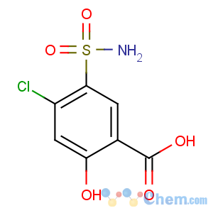 CAS No:14556-98-0 4-chloro-2-hydroxy-5-sulfamoylbenzoic acid