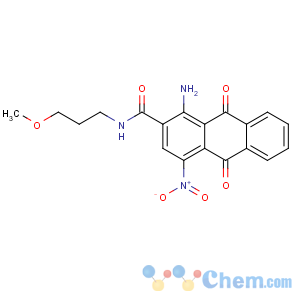 CAS No:1456-63-9 2-Anthracenecarboxamide,1-amino-9,10-dihydro-N-(3-methoxypropyl)-4-nitro-9,10-dioxo-