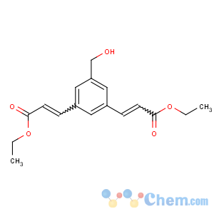 CAS No:145691-66-3 ethyl<br />3-[3-(3-ethoxy-3-oxoprop-1-enyl)-5-(hydroxymethyl)phenyl]prop-2-enoate