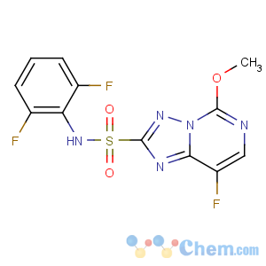 CAS No:145701-23-1 N-(2,6-difluorophenyl)-8-fluoro-5-methoxy-[1,2,4]triazolo[1,<br />5-c]pyrimidine-2-sulfonamide