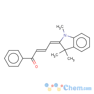CAS No:14575-25-8 2-Buten-1-one,4-(1,3-dihydro-1,3,3-trimethyl-2H-indol-2-ylidene)-1-phenyl-