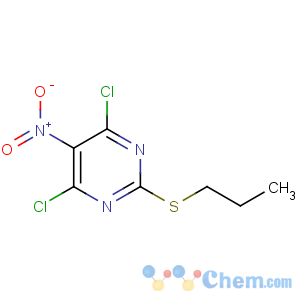 CAS No:145783-14-8 4,6-dichloro-5-nitro-2-propylsulfanylpyrimidine