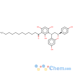 CAS No:145904-69-4 1-Dodecanone,1-[3-[(2S,4R)-3,4-dihydro-7-hydroxy-2-(4-hydroxyphenyl)-2H-1-benzopyran-4-yl]-2,4,6-trihydroxyphenyl]-