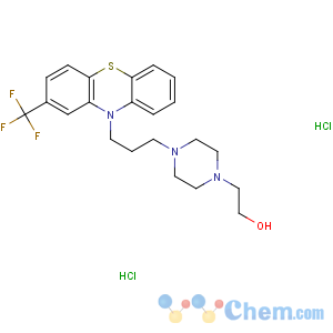 CAS No:146-56-5 2-[4-[3-[2-(trifluoromethyl)phenothiazin-10-yl]propyl]piperazin-1-yl]<br />ethanol