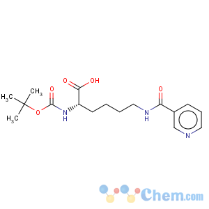 CAS No:14609-04-2 L-Lysine,N2-[(1,1-dimethylethoxy)carbonyl]-N6-(3-pyridinylcarbonyl)-