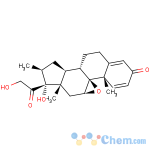 CAS No:14622-47-0 Pregna-1,4-diene-3,20-dione,9,11-epoxy-17,21-dihydroxy-16-methyl-, (11a,16a)- (9CI)
