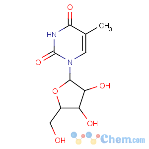 CAS No:1463-10-1 1-[(2R,3R,4S,5R)-3,<br />4-dihydroxy-5-(hydroxymethyl)oxolan-2-yl]-5-methylpyrimidine-2,4-dione