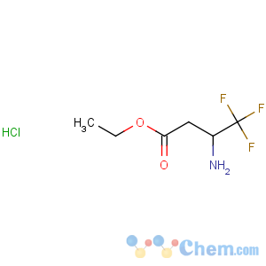 CAS No:146425-31-2 Butanoic acid,3-amino-4,4,4-trifluoro-, ethyl ester, hydrochloride (1:1)