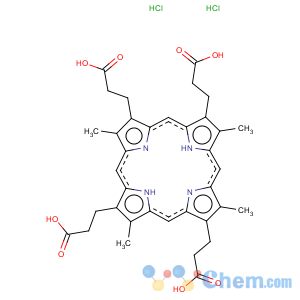 CAS No:14643-66-4 21H,23H-Porphine-2,7,12,18-tetrapropanoicacid, 3,8,13,17-tetramethyl-