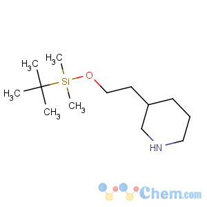 CAS No:146667-82-5 Piperidine,3-[2-[[(1,1-dimethylethyl)dimethylsilyl]oxy]ethyl]-