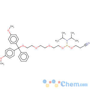 CAS No:146668-73-7 Phosphoramidous acid,bis(1-methylethyl)-,2-[2-[2-[bis(4-methoxyphenyl)phenylmethoxy]ethoxy]ethoxy]ethyl 2-cyanoethylester (9CI)