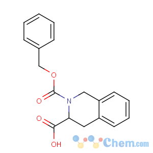 CAS No:146684-74-4 (3R)-2-phenylmethoxycarbonyl-3,4-dihydro-1H-isoquinoline-3-carboxylic<br />acid