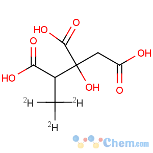 CAS No:146764-58-1 1,2,3-Butane-4,4,4-d3-tricarboxylicacid, 2-hydroxy- (9CI)