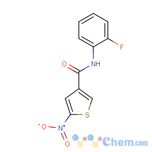 CAS No:146795-37-1 3-Thiophenecarboxamide,N-(2-fluorophenyl)-5-nitro-