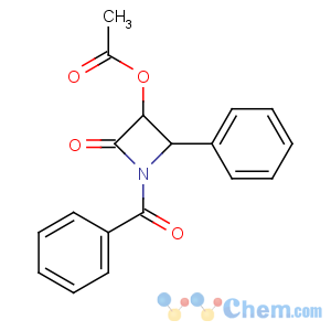 CAS No:146924-93-8 (1-benzoyl-2-oxo-4-phenylazetidin-3-yl) acetate