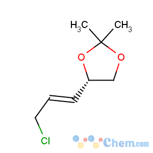 CAS No:146986-69-8 1,3-Dioxolane,4-(3-chloro-1-propenyl)-2,2-dimethyl-, (S)- (9CI)