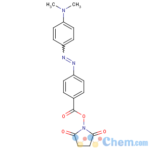 CAS No:146998-31-4 (2,5-dioxopyrrolidin-1-yl) 4-[[4-(dimethylamino)phenyl]diazenyl]benzoate