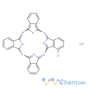 CAS No:147-13-7 [2-chloro-29H,31H-phthalocyaninato-N29,N30,N31,N32]copper