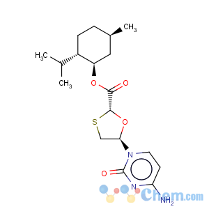 CAS No:147027-10-9 (1R,2S,5R)-Menthyl-(2R,5S)-5-(4-amino-2-oxo-2H-pyrimidin-1-yl)-[1,3]oxathiolane-2-carboxylic acid